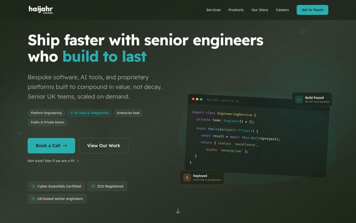 Screenshot of haijahr.com