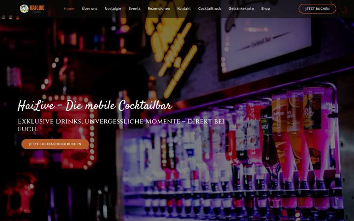 Screenshot of hailive.de