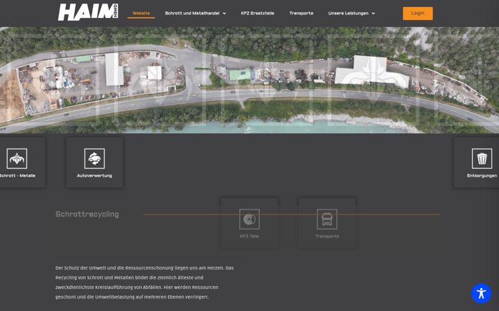 Screenshot of haim-gmbh.at