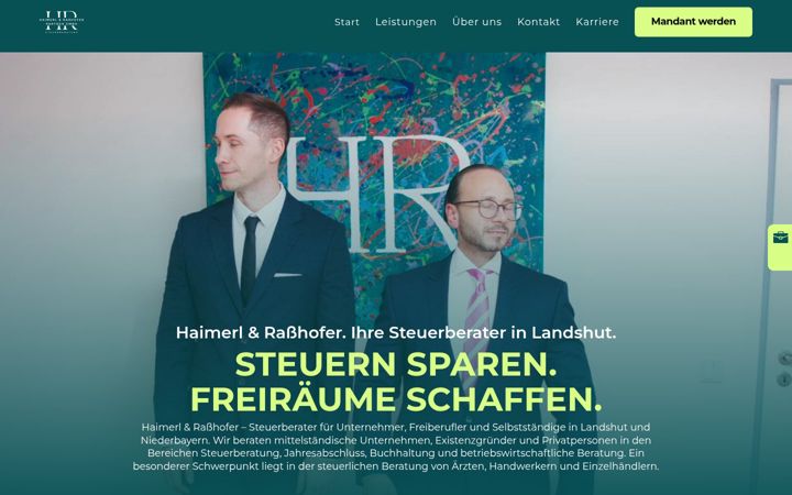 Screenshot of haimerl-rasshofer.de