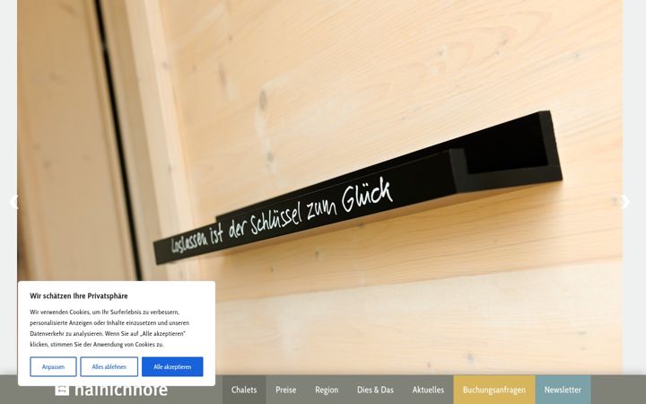 Screenshot of hainichhoefe.de