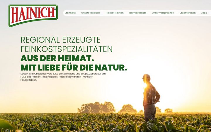 Screenshot of hainichkonserven.de