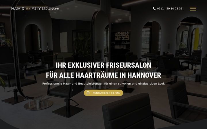 Screenshot of hair-beauty-lounge-hannover.de