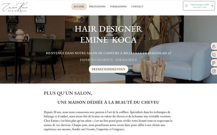 Screenshot of hair-designer.fr