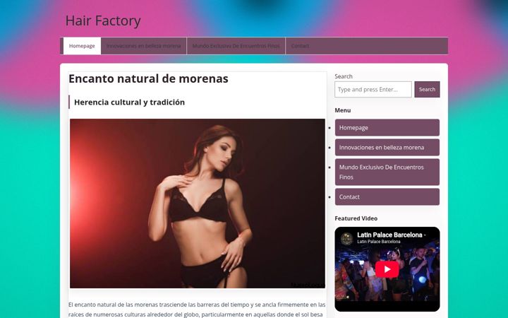 Screenshot of hair-factory.it