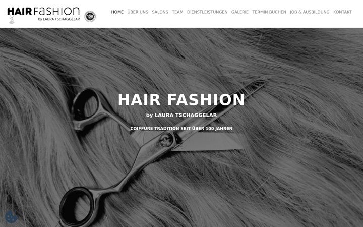 Screenshot of hair-fashionhouse.ch