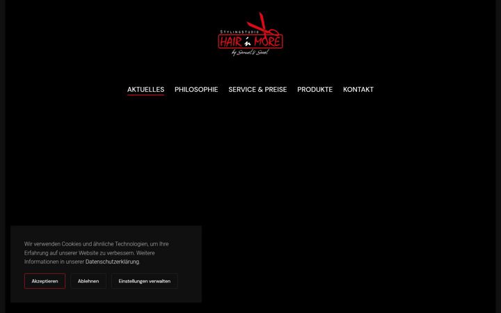 Screenshot of hair-n-more.at