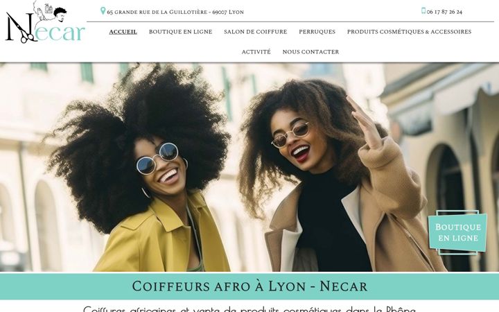Screenshot of hair-necar.com