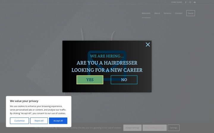 Screenshot of hair-perfection.com