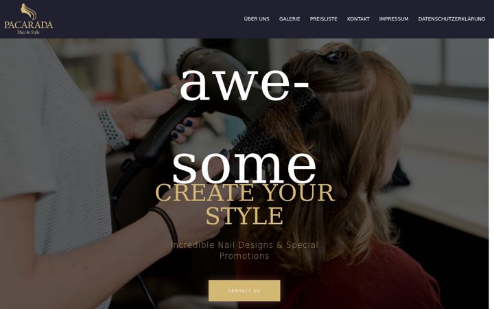 Screenshot of hair-style-pacarada.de