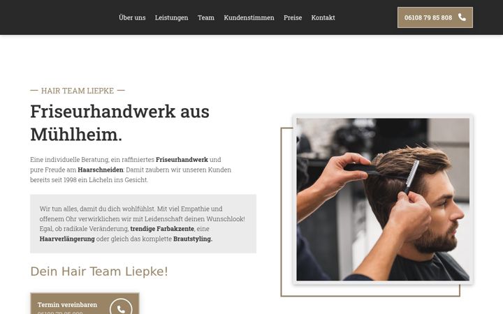 Screenshot of hair-team-liepke.de