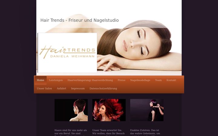 Screenshot of hair-trends-leipzig.de
