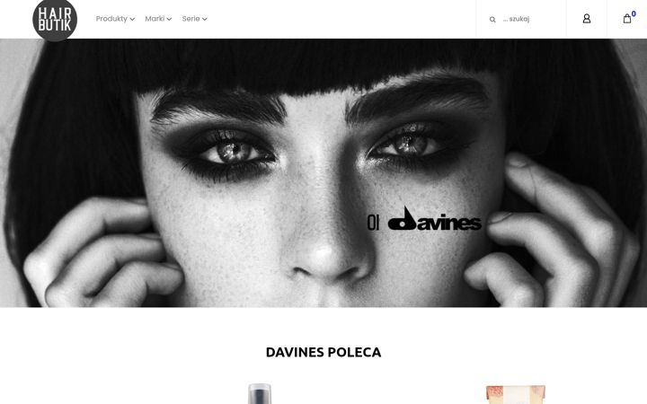 Screenshot of hairbutik.eu