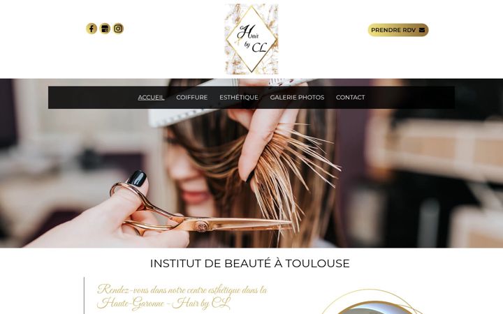 Screenshot of hairbycl.fr