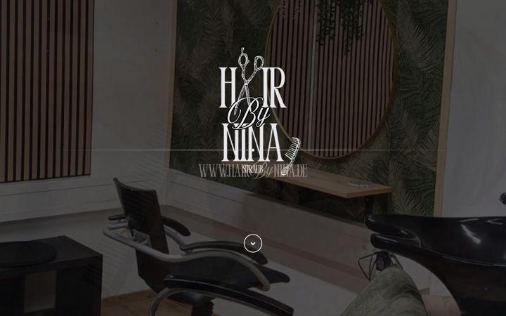 Screenshot of hairbynina.de