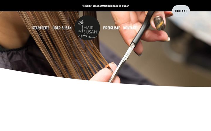 Screenshot of hairbysusan.de