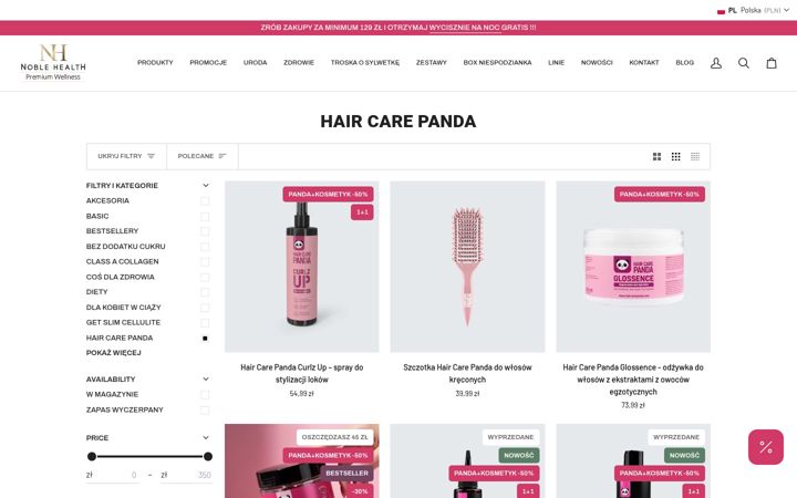Screenshot of haircarepanda.pl