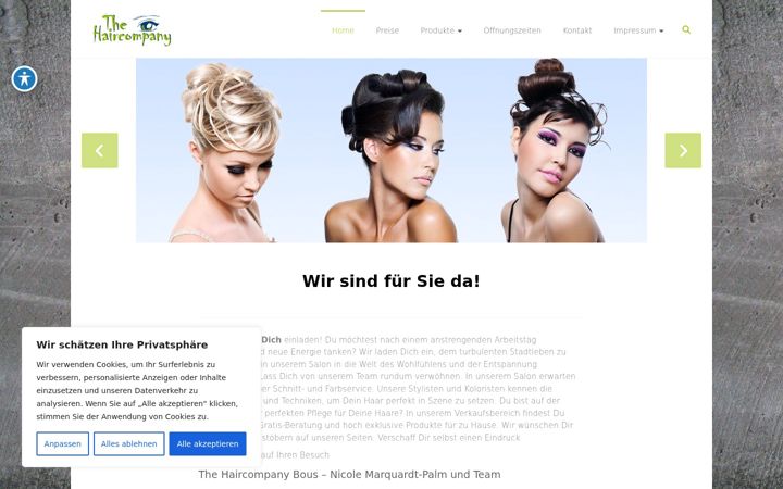 Screenshot of haircompany-bous.de