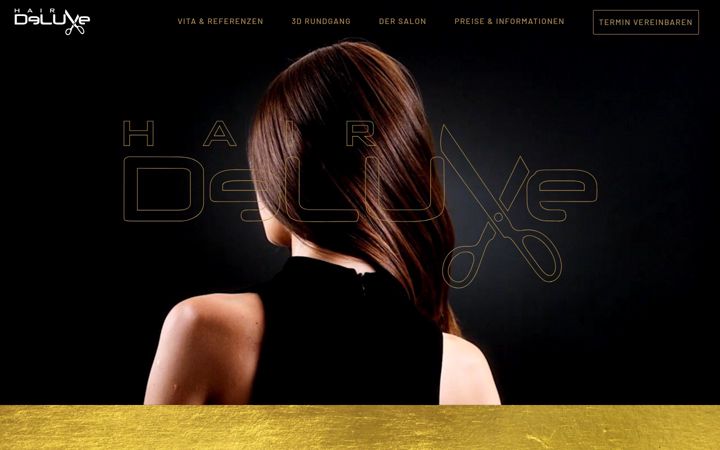 Screenshot of hairdeluxe.at