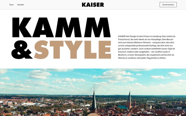 Screenshot of hairdesign-kaiser.de