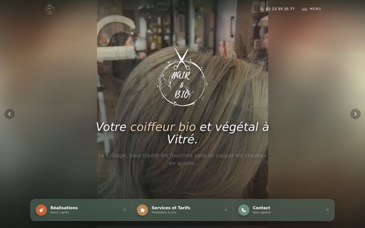 Screenshot of hairetbio.com