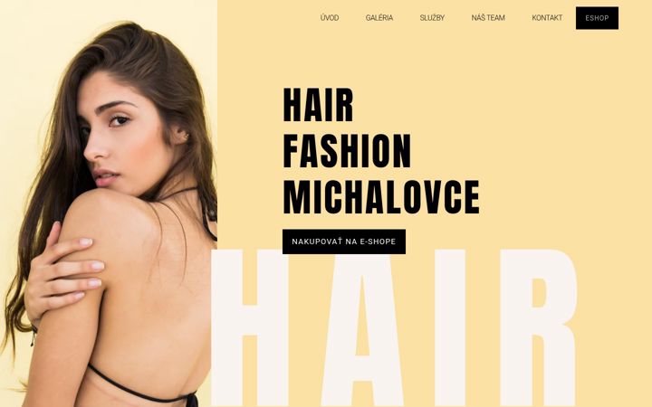 Screenshot of hairfashion.sk