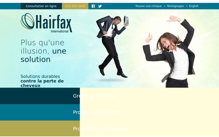 Ekrānuzņēmums no hairfax.com