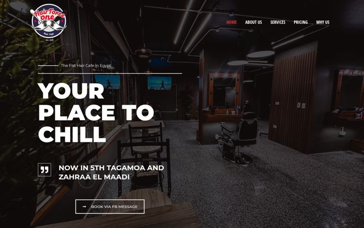 Screenshot of hairforce-eg.com