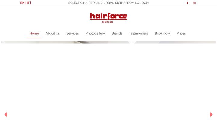 Capture d'écran de hairforce.it