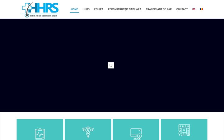 Screenshot of hairhospital.ro