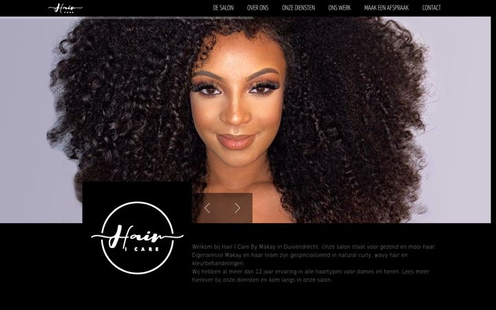 Screenshot of hairicare.nl