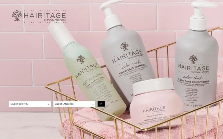 Screenshot of hairitagebymindy.ca