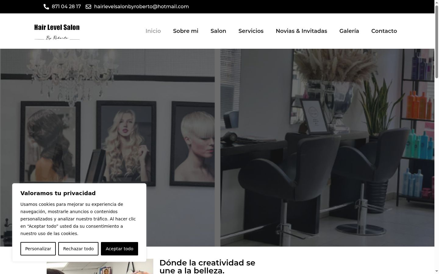 Screenshot des Einwilligungsbanners vor jeglicher Interaktion
