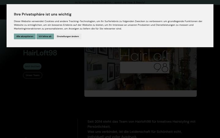 Screenshot of hairloft98.de
