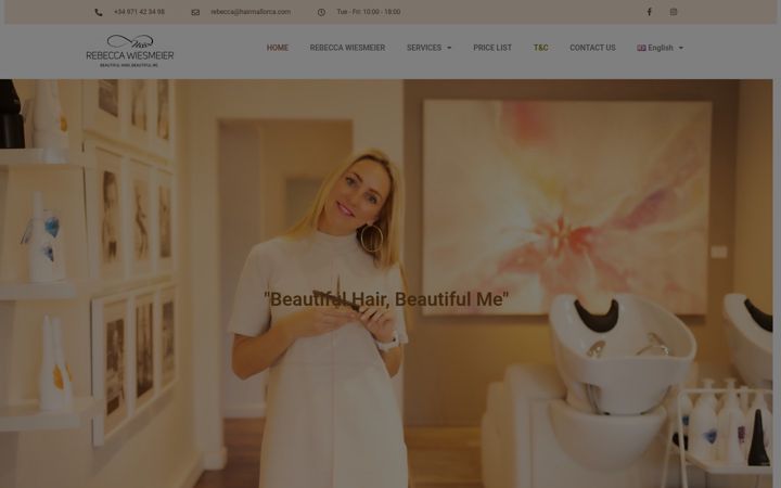 Screenshot of hairmallorca.com