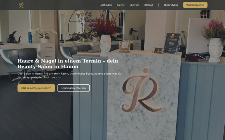 Screenshot of hairnbeauty.de