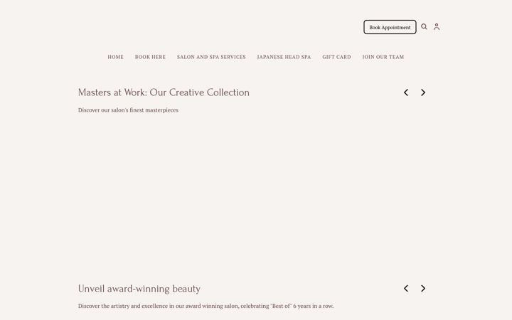 Screenshot of hairndipitysalon.com