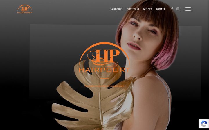 Screenshot of hairpoort.be