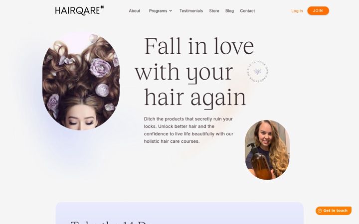 Screenshot of hairqare.co