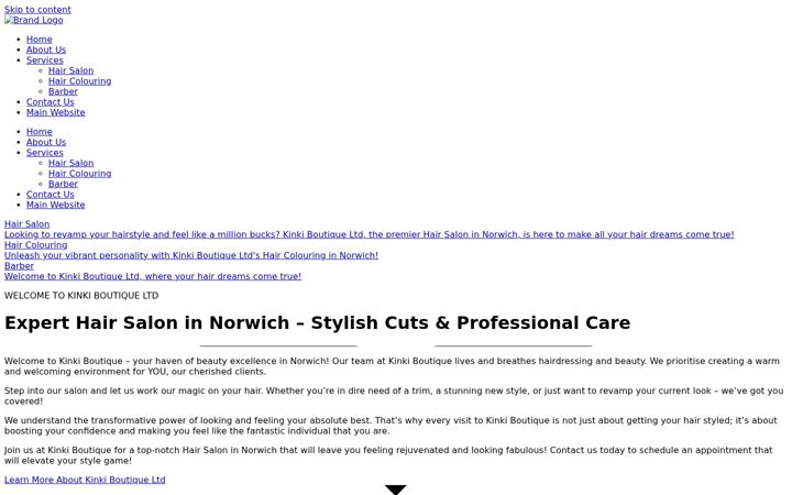 Screenshot of hairsalonnorwich.co.uk