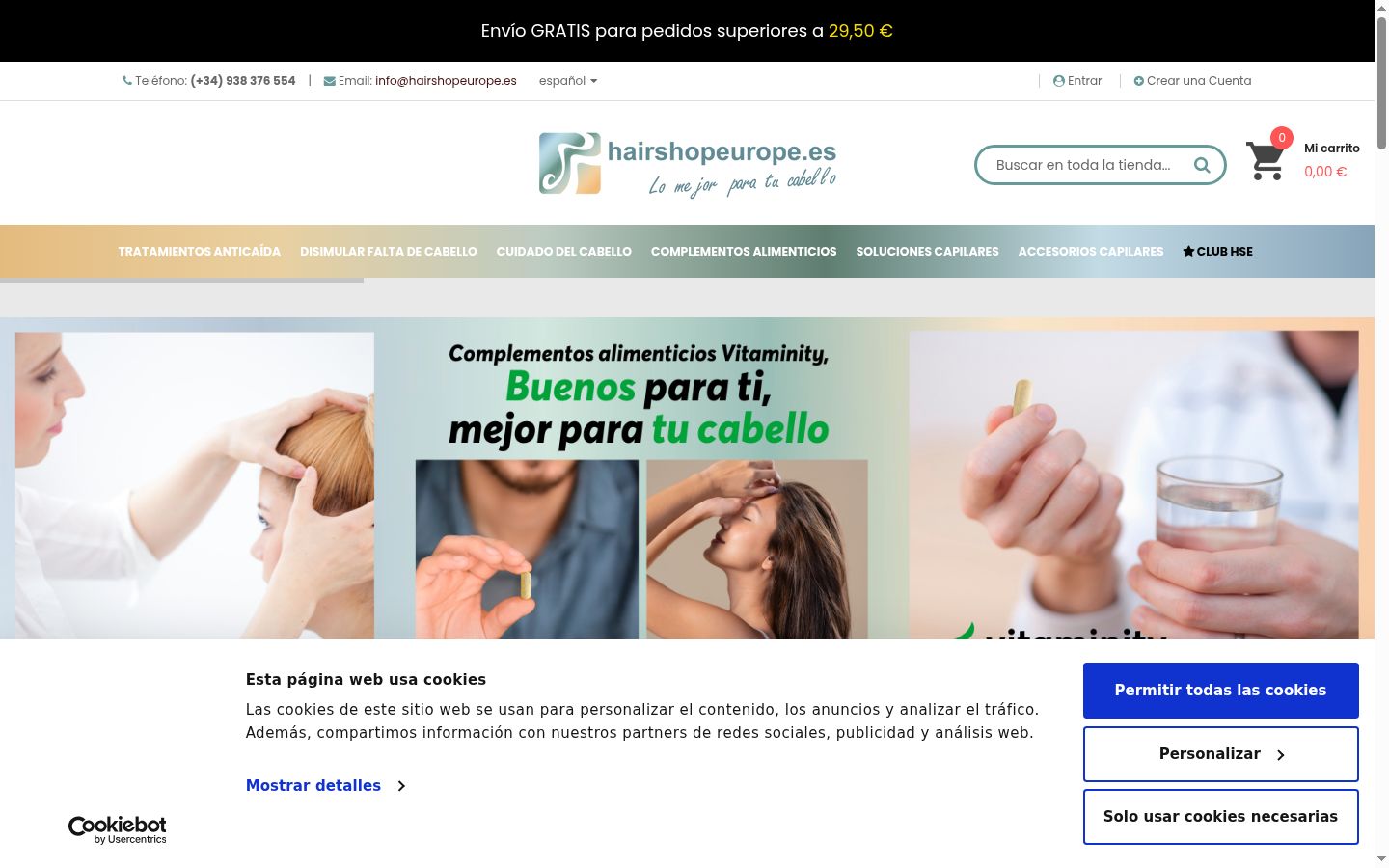 Snímka obrazovky banera súhlasu zobrazeného pred akoukoľvek interakciou