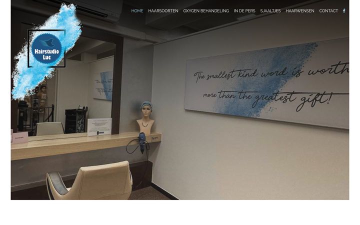 Screenshot of hairstudioluc.be
