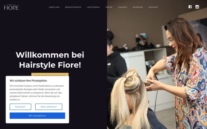 Screenshot of hairstyle-fiore.de