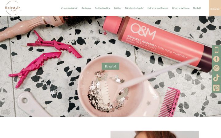 Screenshot of hairstyle4you.se