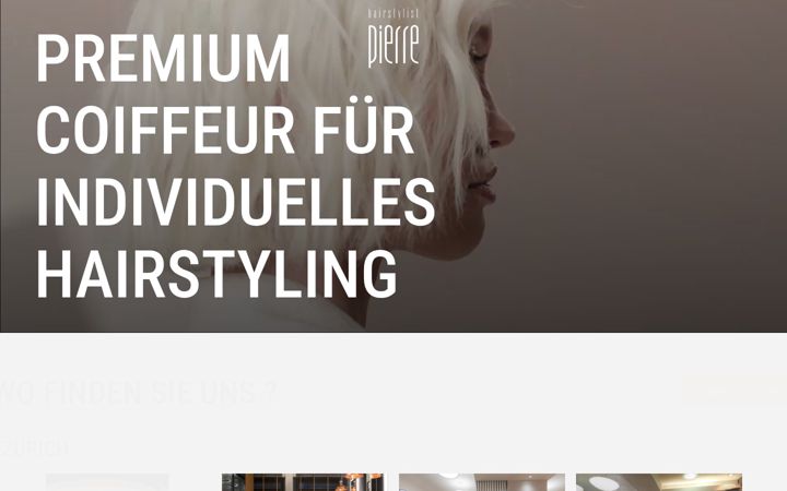 Snímek obrazovky hairstylist-pierre.ch