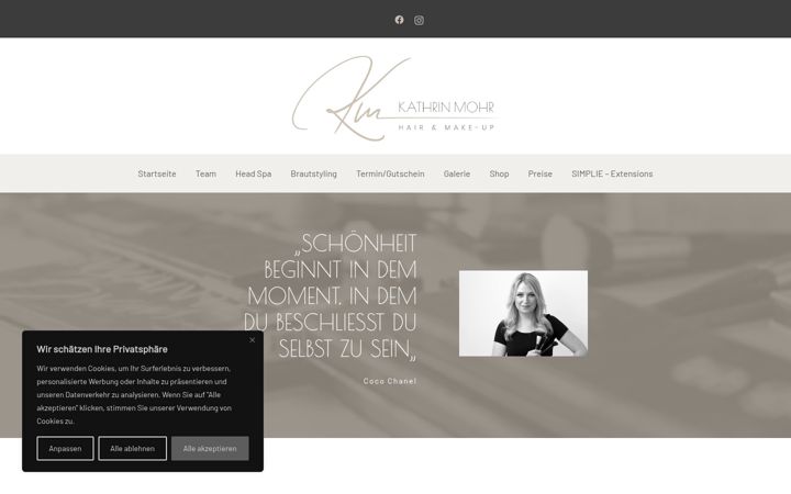 Screenshot of hairstylistin-aachen.de