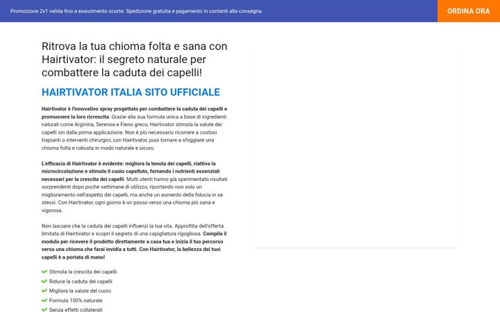 Screenshot von hairtivatoritalia.com