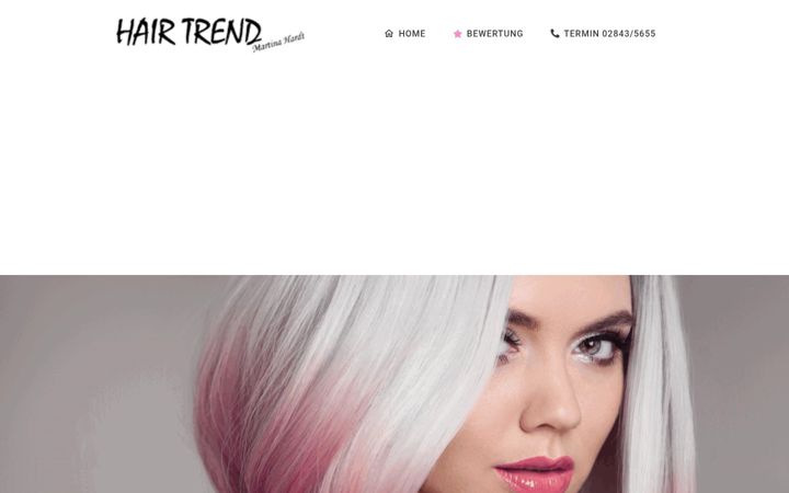Screenshot of hairtrend-rheinberg.de