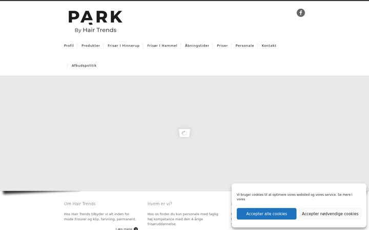 Screenshot of hairtrends.dk