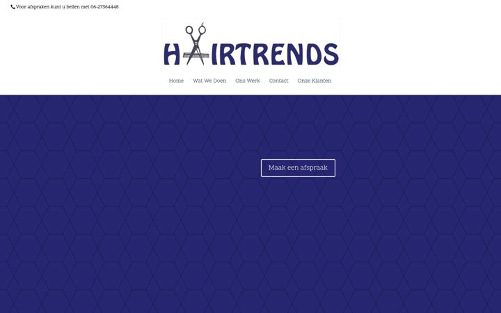 Screenshot of hairtrendsdelft.nl